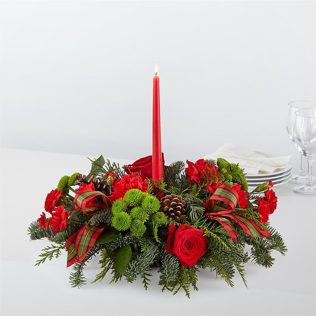By the Candlelight Centerpiece – Paiges Petals Floral Design, Stanton MI