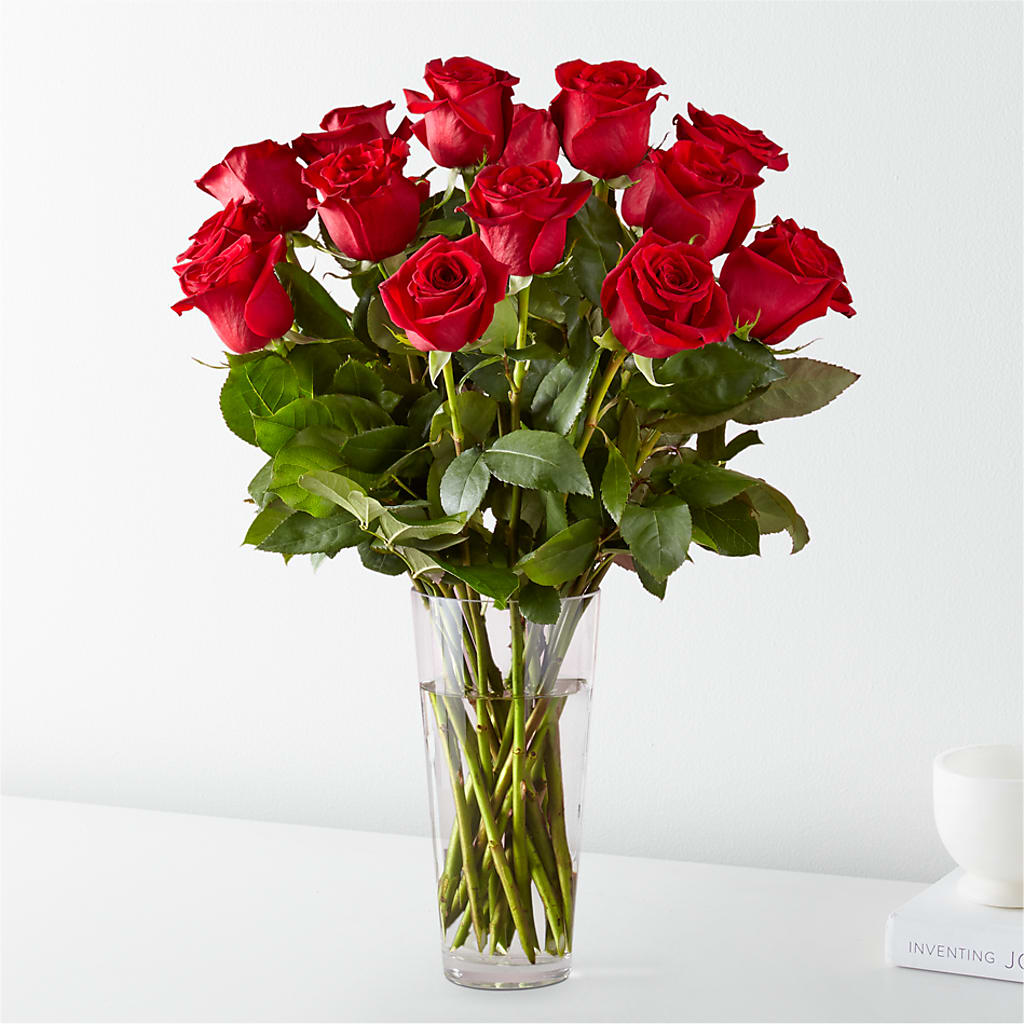 Long Stem Red Rose Bouquet – Paiges Petals Floral Design, Stanton MI