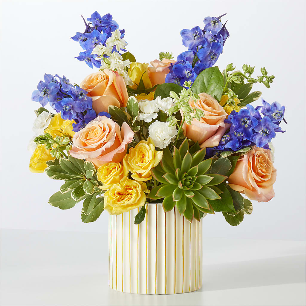 Cobalt Reverie Bouquet – Paiges Petals Floral Design, Stanton MI