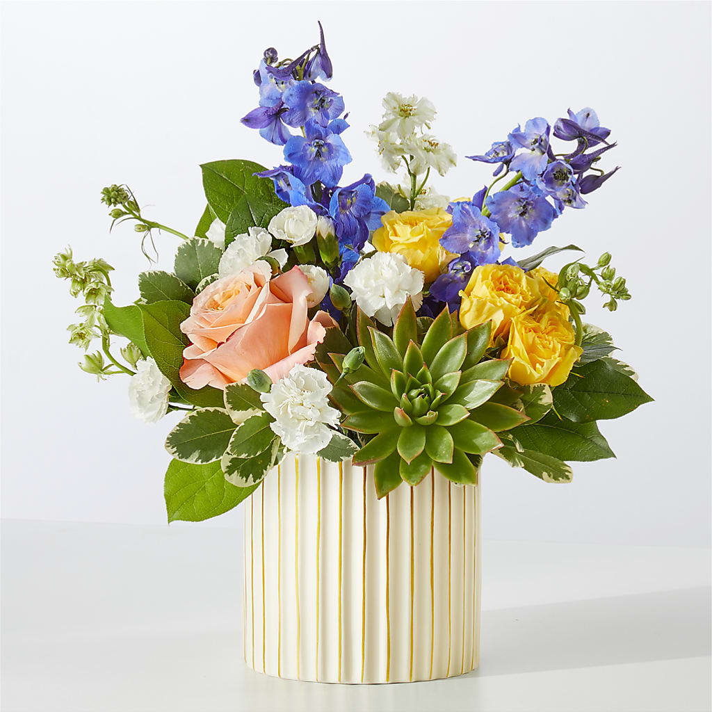 Cobalt Reverie Bouquet – Paiges Petals Floral Design, Stanton MI