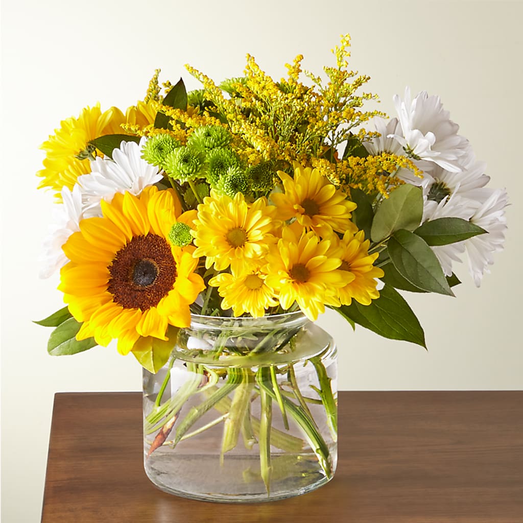 Hello Sunshine Bouquet – Paiges Petals Floral Design, Stanton MI