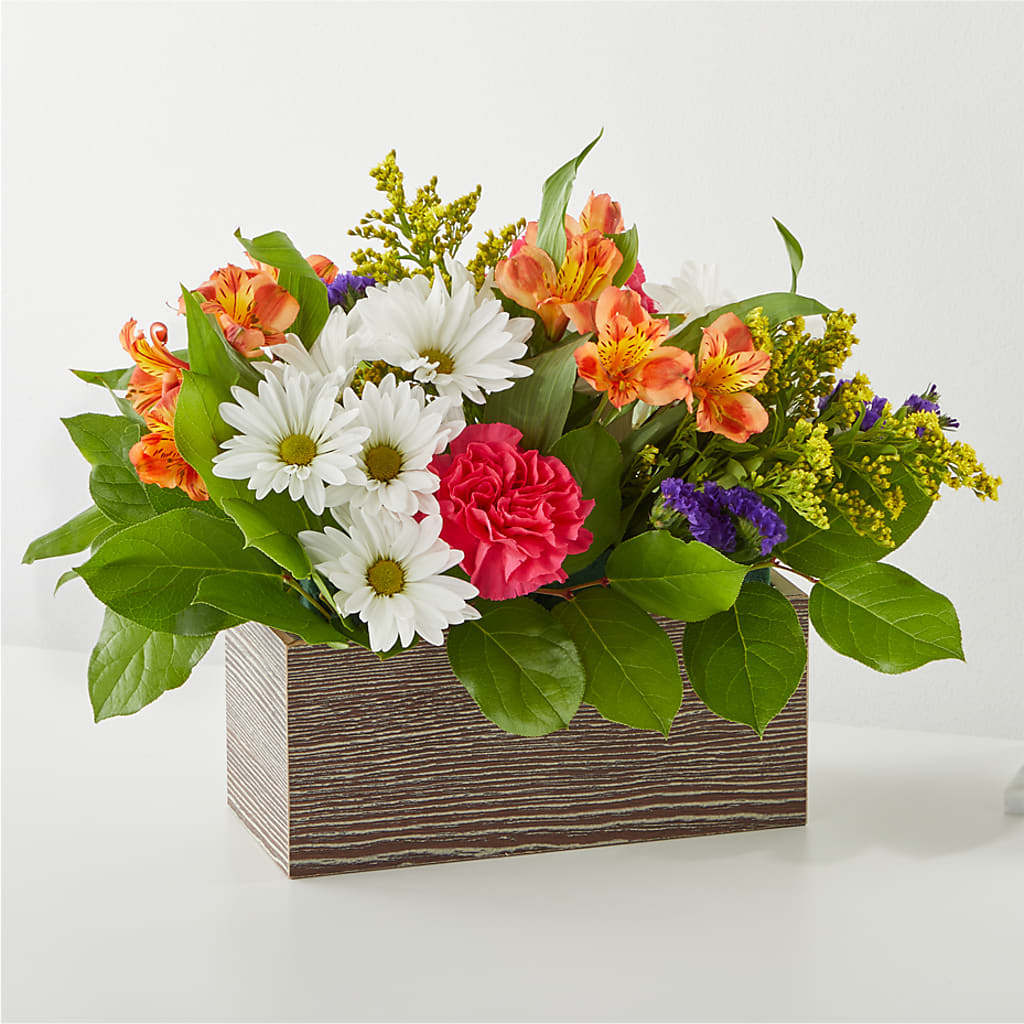 Oopsie Daisy Box Bouquet – Paiges Petals Floral Design, Stanton MI