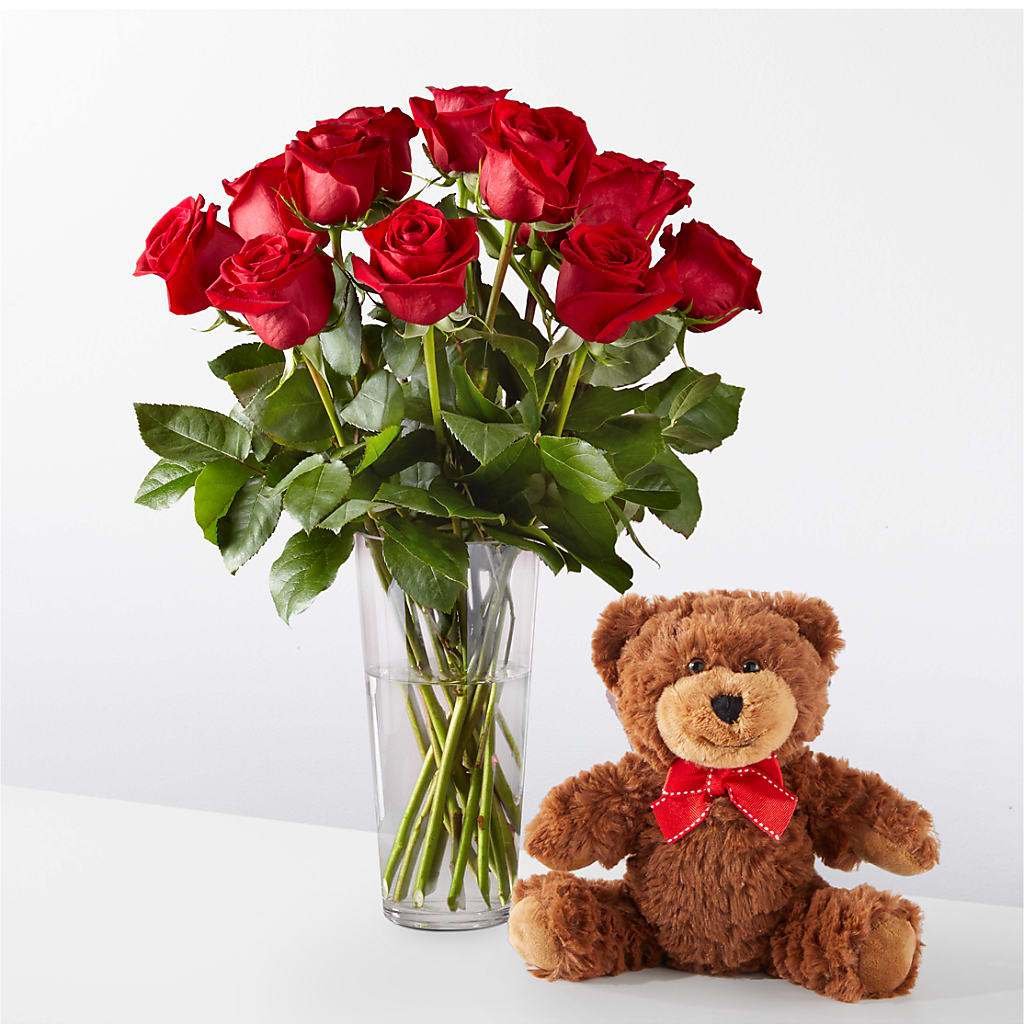 Romantic Long Stem Red Rose Bouquet Bundles – Paiges Petals Floral Design, Stanton MI