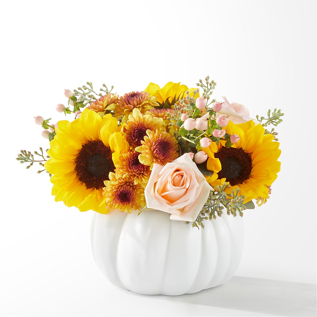Pumpkin to Talk About Bouquet – Paiges Petals Floral Design, Stanton MI