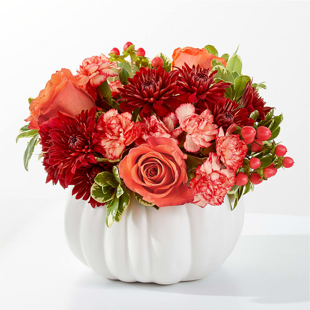 Autumn Air Pumpkin Bouquet – Paiges Petals Floral Design, Stanton MI
