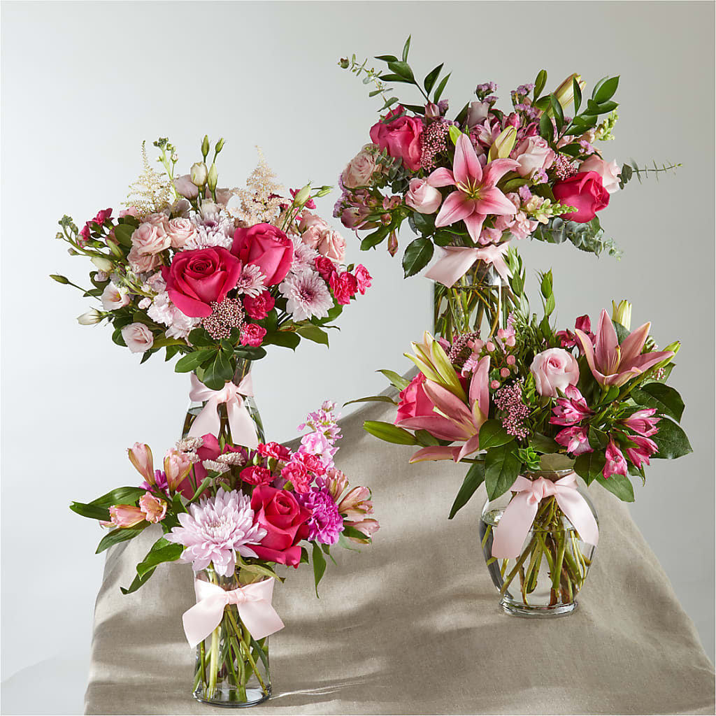 Pink Ribbon - A Florist Original – Paiges Petals Floral Design, Stanton MI