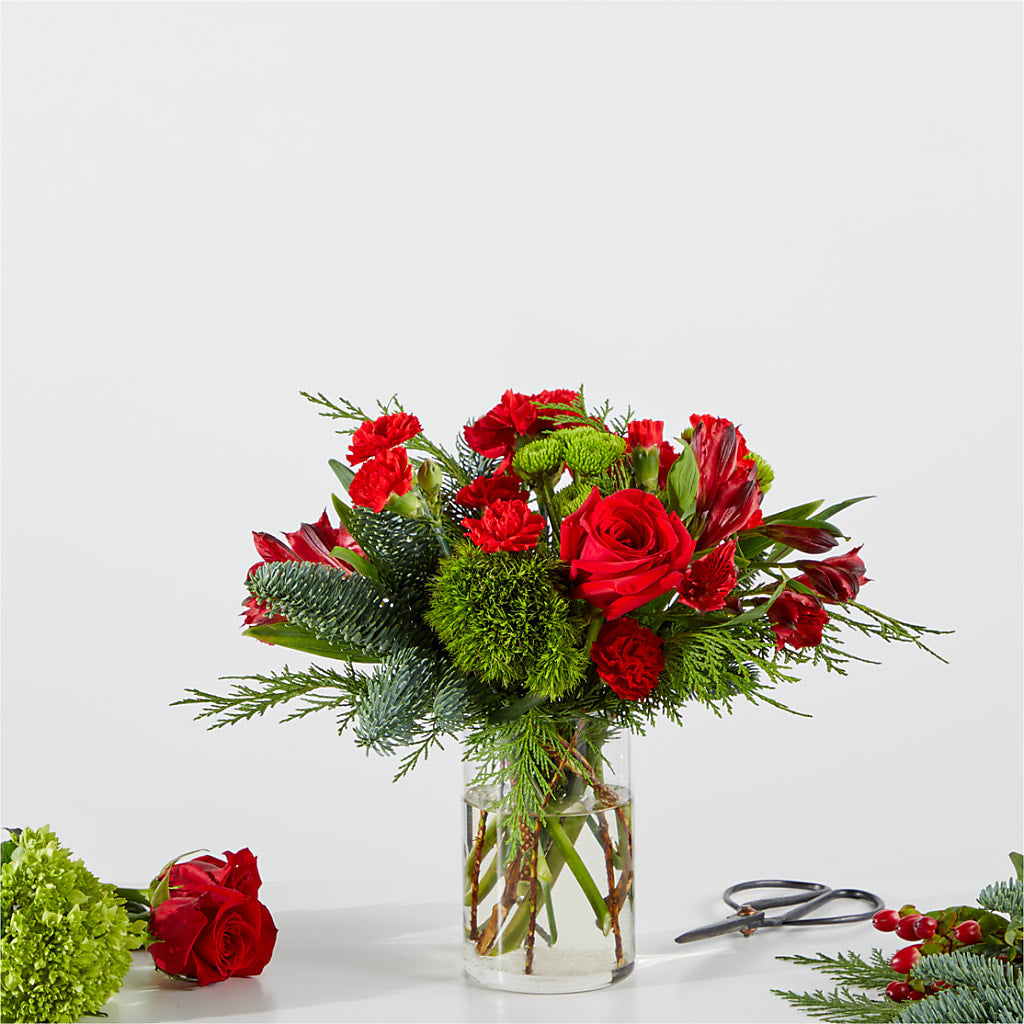 Merry Moment Bouquet – A Florist Original – Paiges Petals Floral Design, Stanton MI