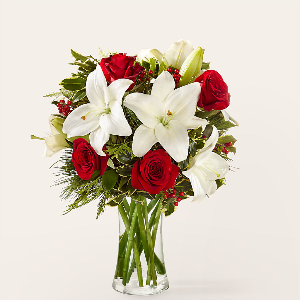 Sparkling Snowflakes Bouquet – Paiges Petals Floral Design, Stanton MI