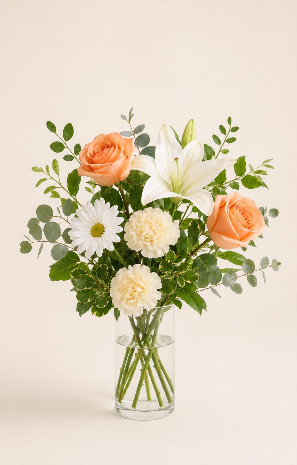 Peach & Cream Grace – Paiges Petals Floral Design, Stanton MI