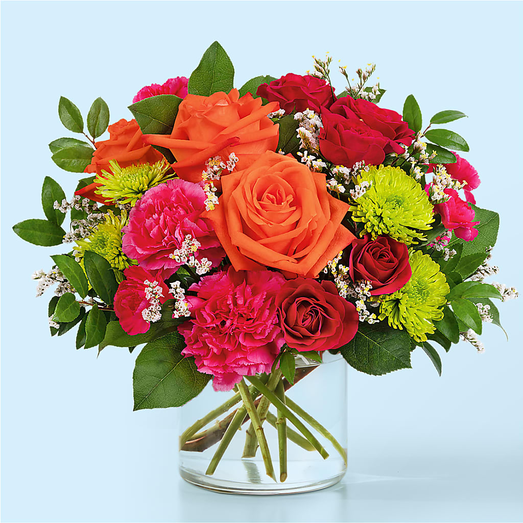 Colorful Carnival Bouquet – Paiges Petals Floral Design, Stanton MI