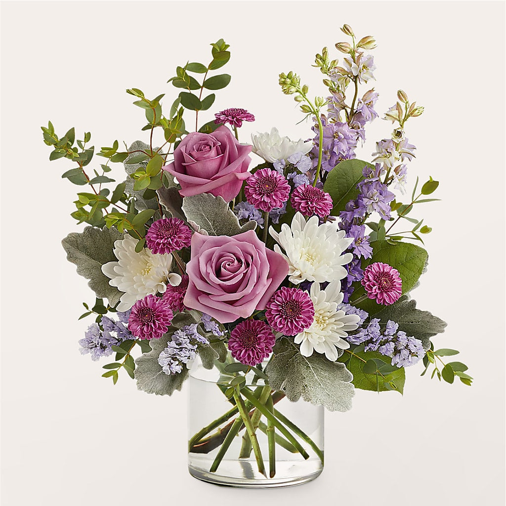 Violet Frost Bouquet – Paiges Petals Floral Design, Stanton MI