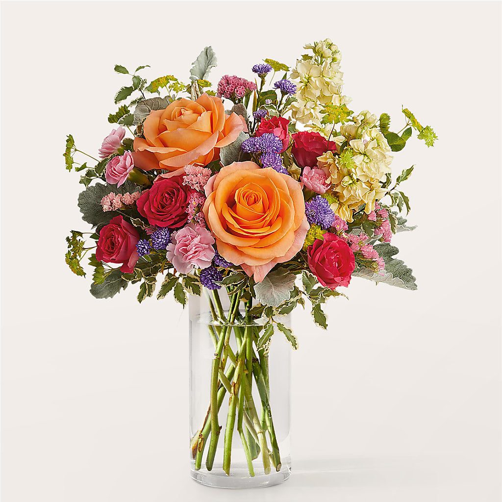 Tangerine Tango Bouquet – Paiges Petals Floral Design, Stanton MI