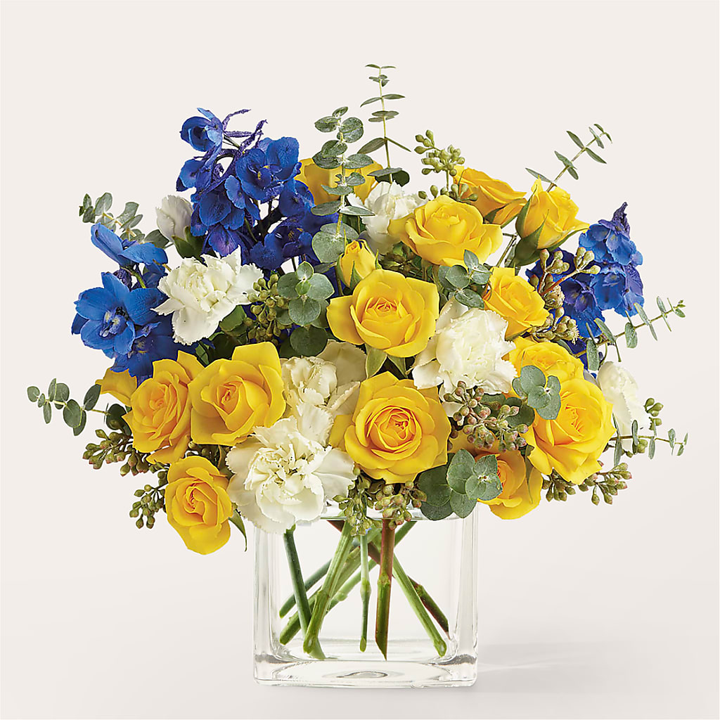 Sparkling Citrine Bouquet – Paiges Petals Floral Design, Stanton MI