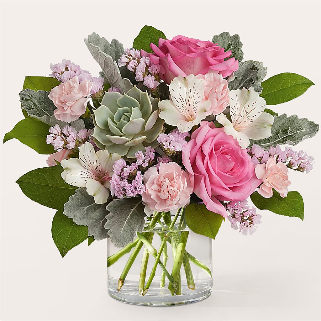 Dusty Rose Bouquet – Paiges Petals Floral Design, Stanton MI