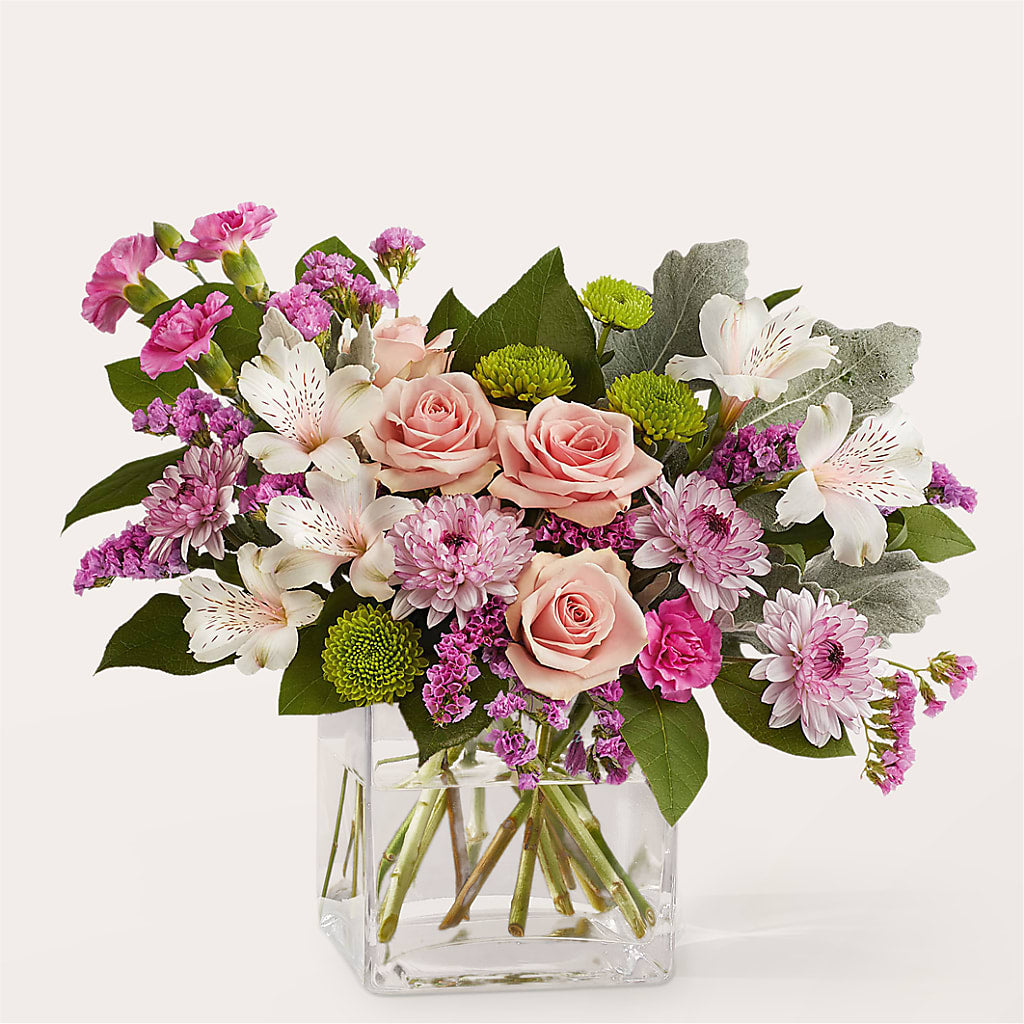 Pink Suede Bouquet – Paiges Petals Floral Design, Stanton MI