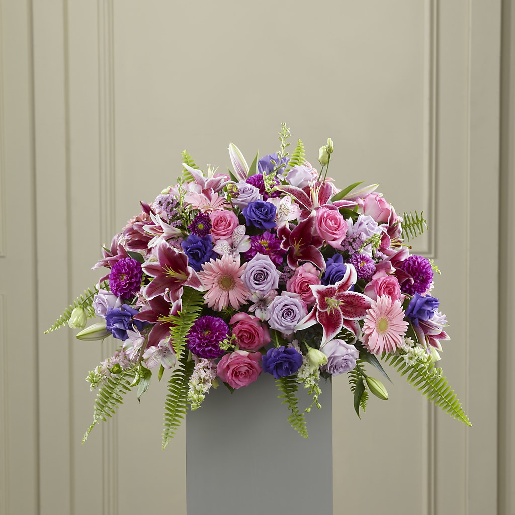 Fare Thee Well Pedestal – Paiges Petals Floral Design, Stanton MI