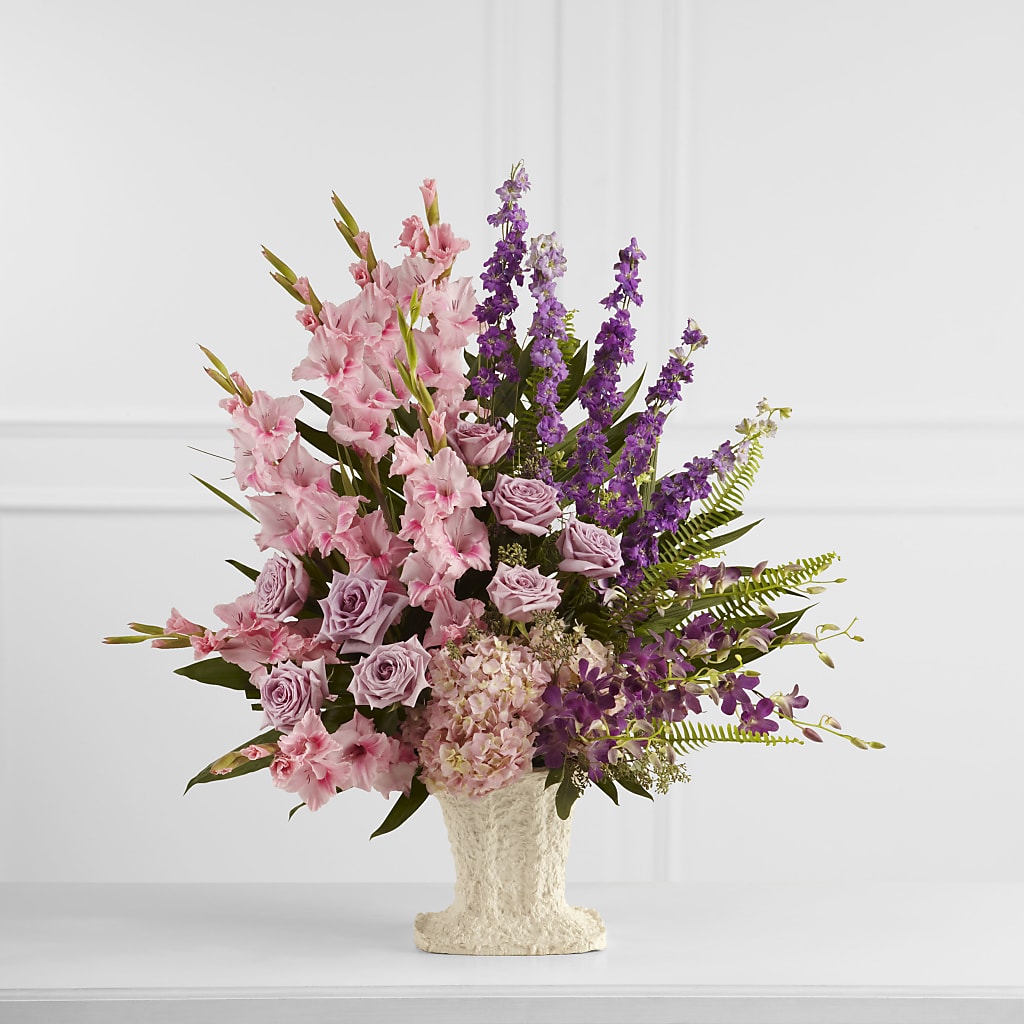 Flowing Garden Arrangement – Paiges Petals Floral Design, Stanton MI