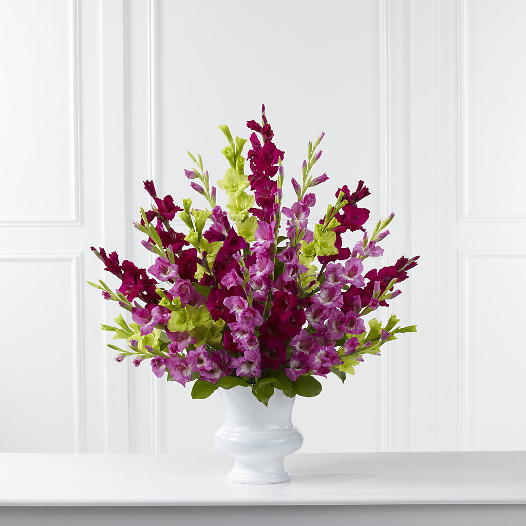 Solemn Offering Arrangement – Paiges Petals Floral Design, Stanton MI