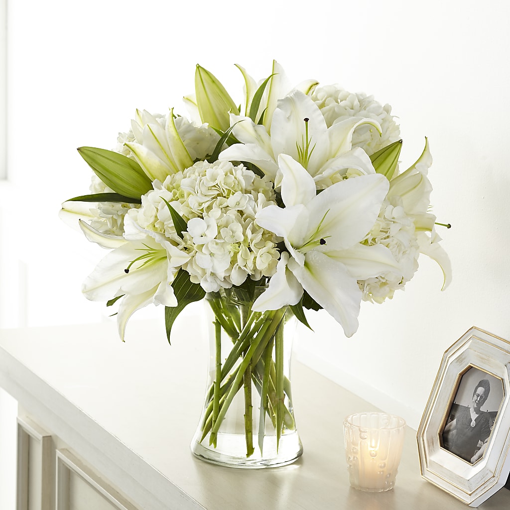 Compassionate Lily Bouquet – Paiges Petals Floral Design, Stanton MI