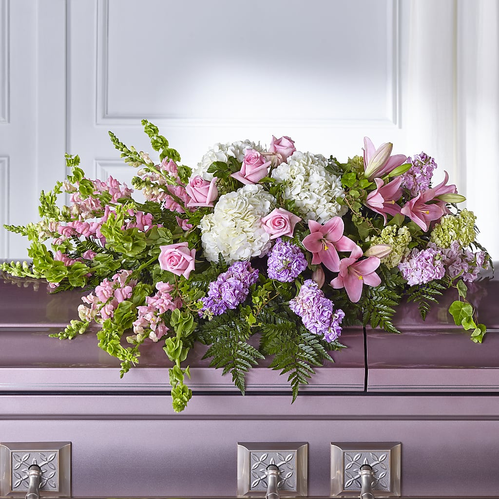 Life's Gratitude Casket Spray – Paiges Petals Floral Design, Stanton MI