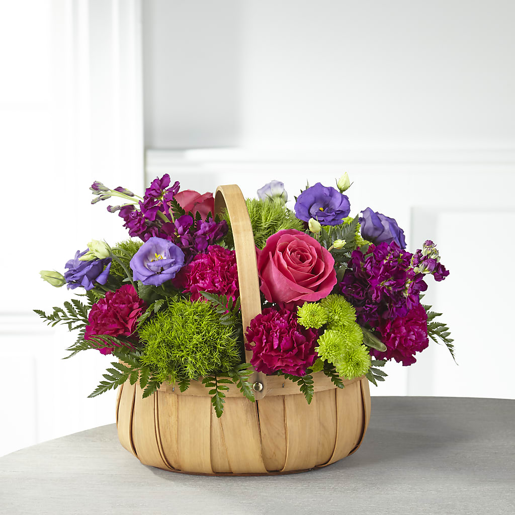 Serene Sanctuary Basket – Paiges Petals Floral Design, Stanton MI