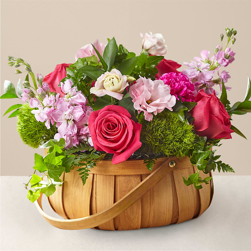Radiance in Bloom Basket – Paiges Petals Floral Design, Stanton MI
