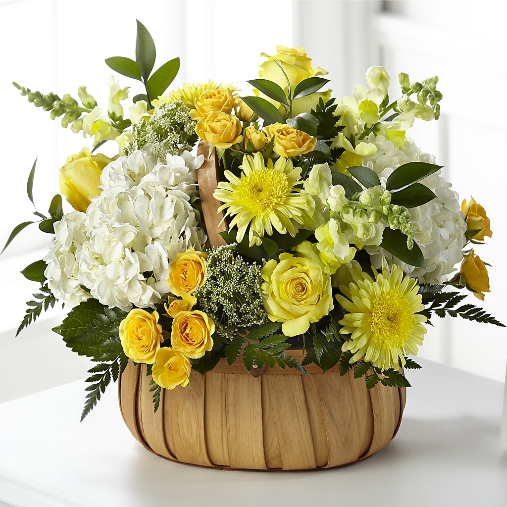 Rustic Remembrance Basket – Paiges Petals Floral Design, Stanton MI