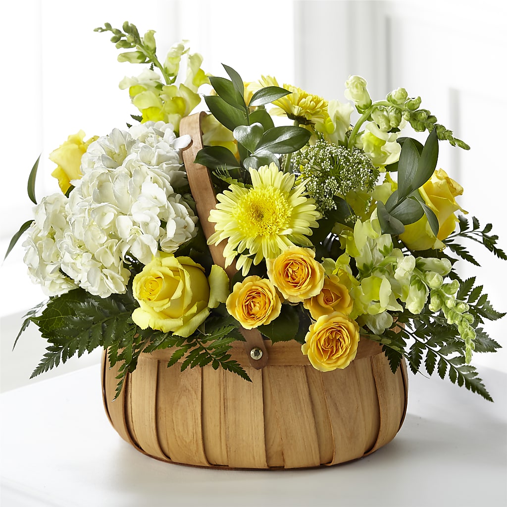Rustic Remembrance Basket – Paiges Petals Floral Design, Stanton MI