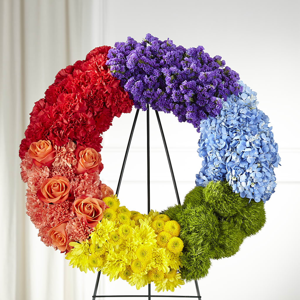 Circle of Love Wreath – Paiges Petals Floral Design, Stanton MI