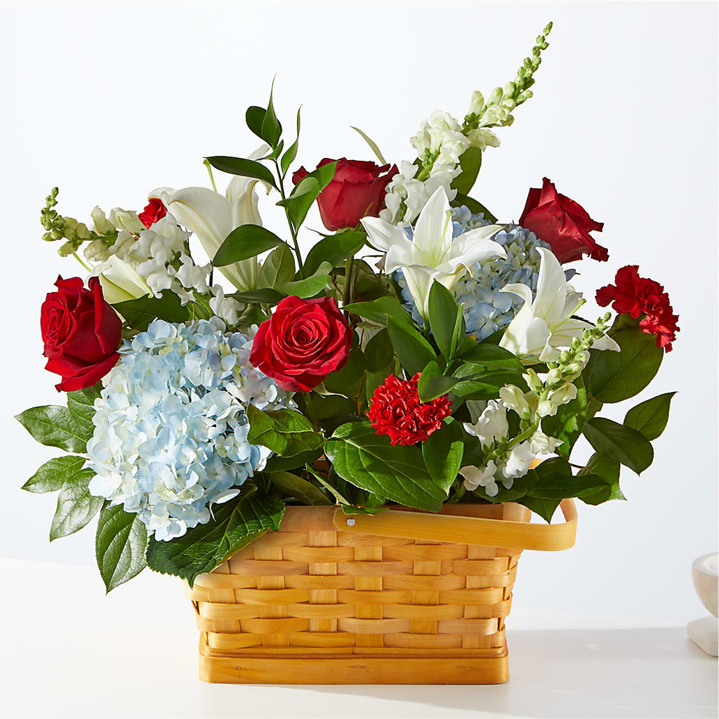 Greater Glory Basket – Paiges Petals Floral Design, Stanton MI