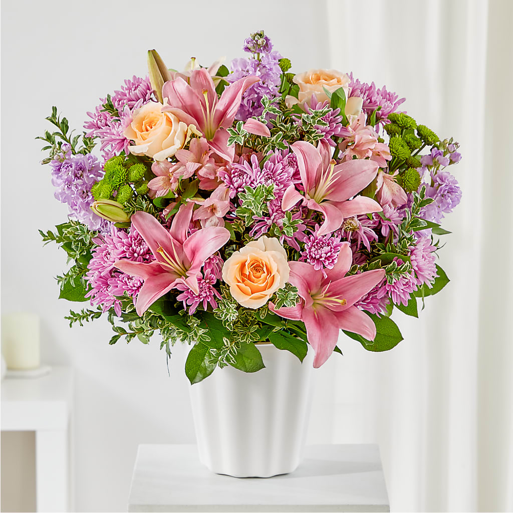 Supportive Embrace Tabletop Basket – Paiges Petals Floral Design, Stanton MI
