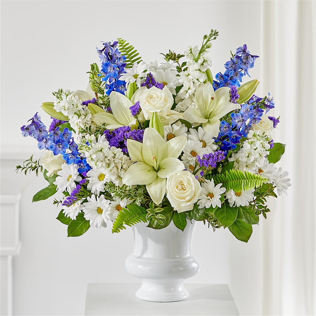 Expressions of Hope Urn Arrangement – Paiges Petals Floral Design, Stanton MI