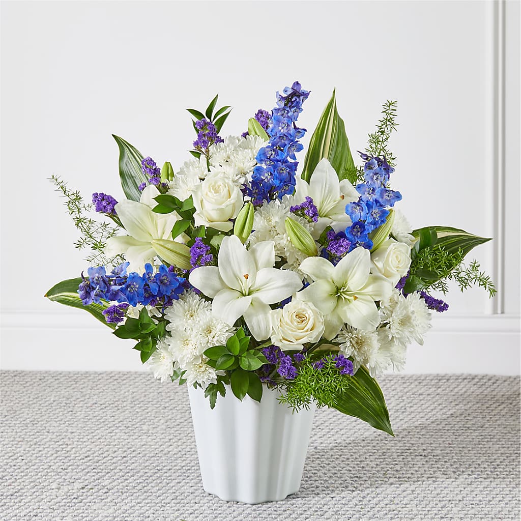Take Comfort Floor Basket – Paiges Petals Floral Design, Stanton MI