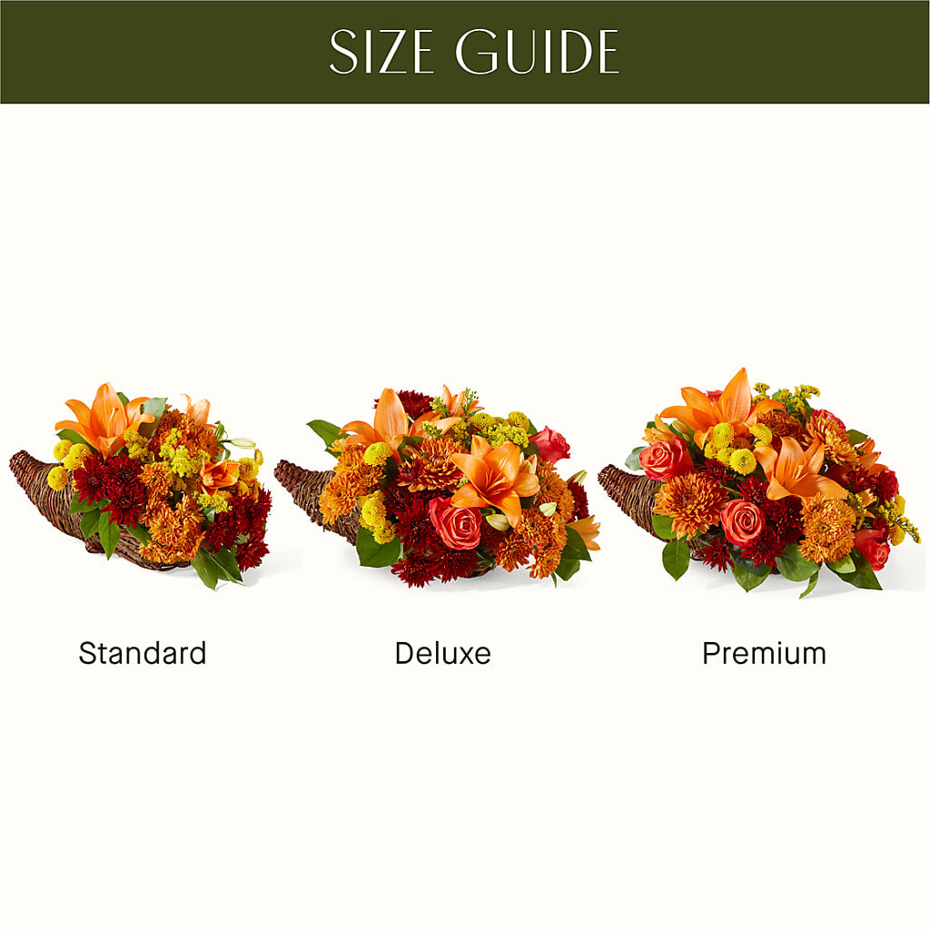 Bouquet of Blessings Cornucopia – Paiges Petals Floral Design, Stanton MI