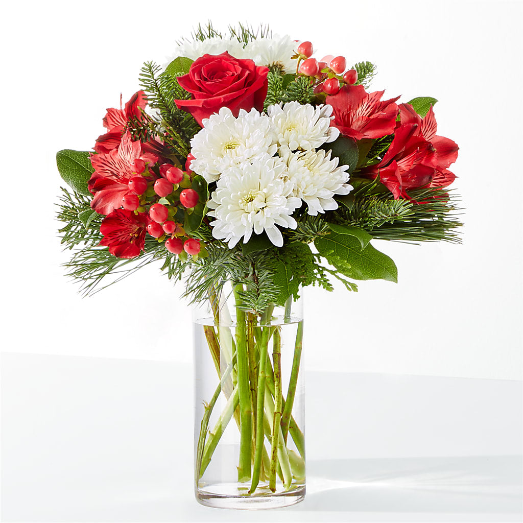 Letters to Santa Bouquet – Paiges Petals Floral Design, Stanton MI