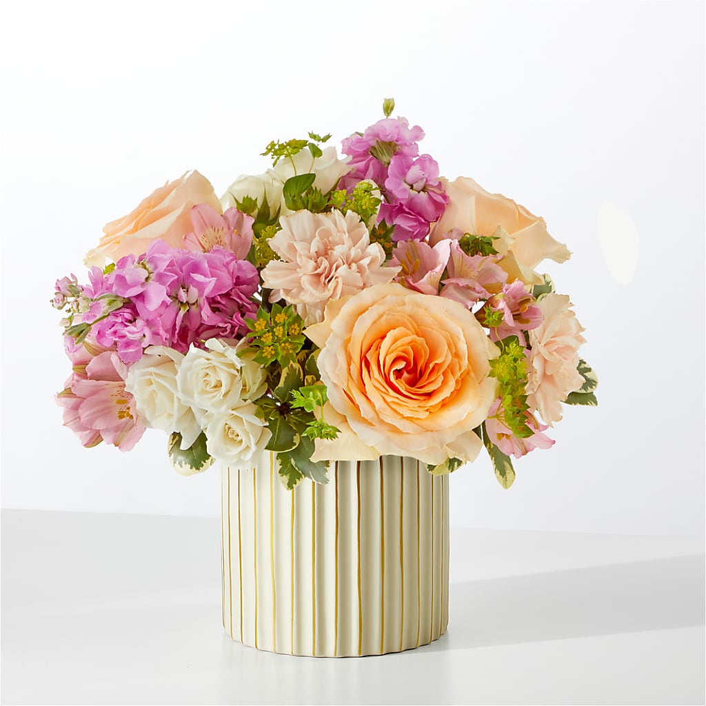 Paradise Bouquet with Ivory Vase – Paiges Petals Floral Design, Stanton MI