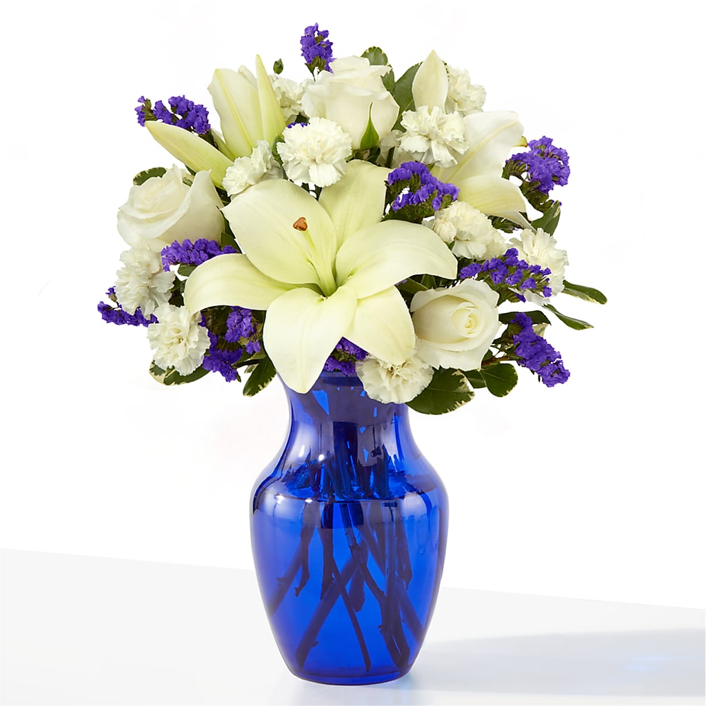 Sapphire Rush Bouquet – Paiges Petals Floral Design, Stanton MI