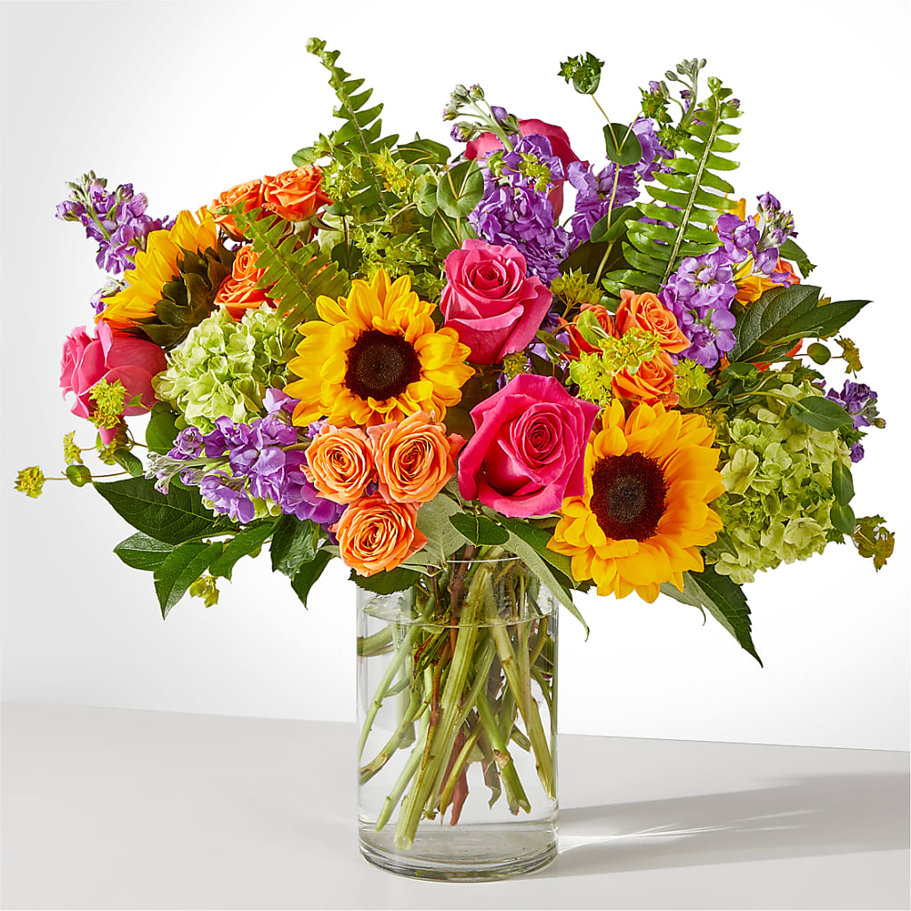 Vibrant Greetings Bouquet – Paiges Petals Floral Design, Stanton MI