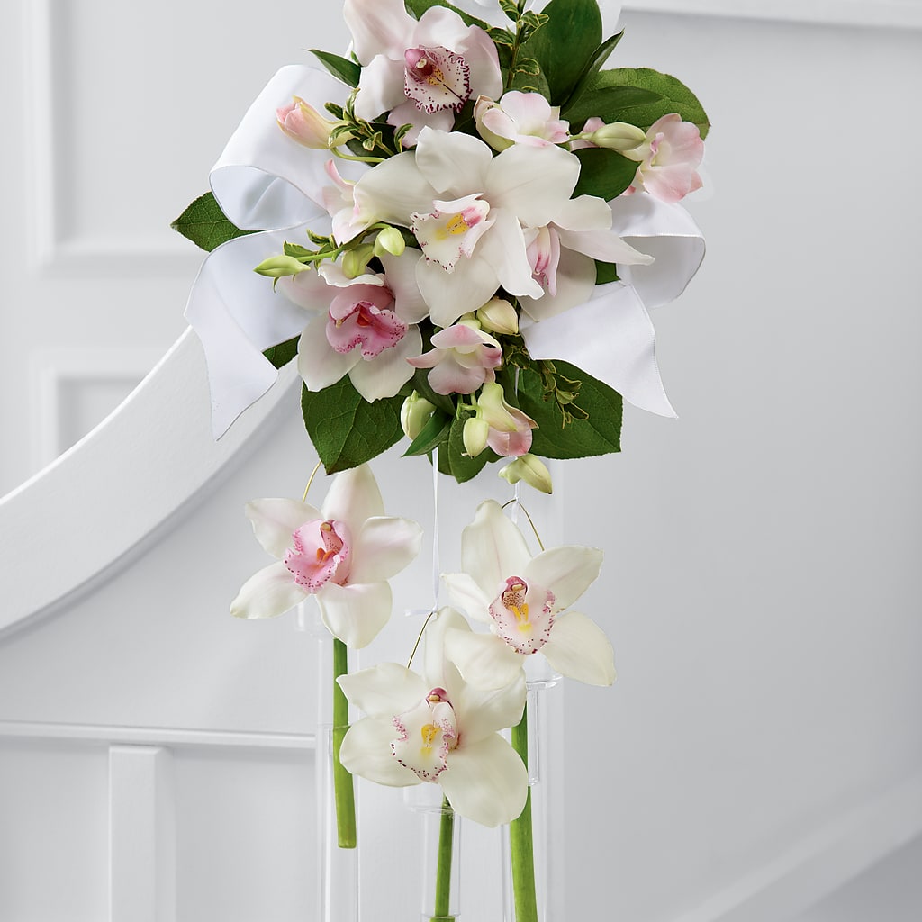 Perfect Entrance Pew Arrangement – Paiges Petals Floral Design, Stanton MI