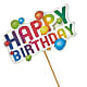 Happy Birthday Pick –  Paiges Petals Floral Design, Stanton MI