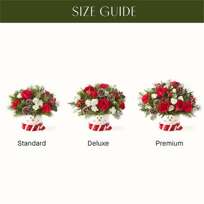 Jolly Snowman Bouquet –  Paiges Petals Floral Design, Stanton MI