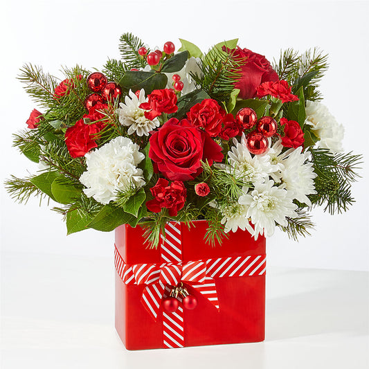 Presents Under the Tree Bouquet –  Paiges Petals Floral Design, Stanton MI