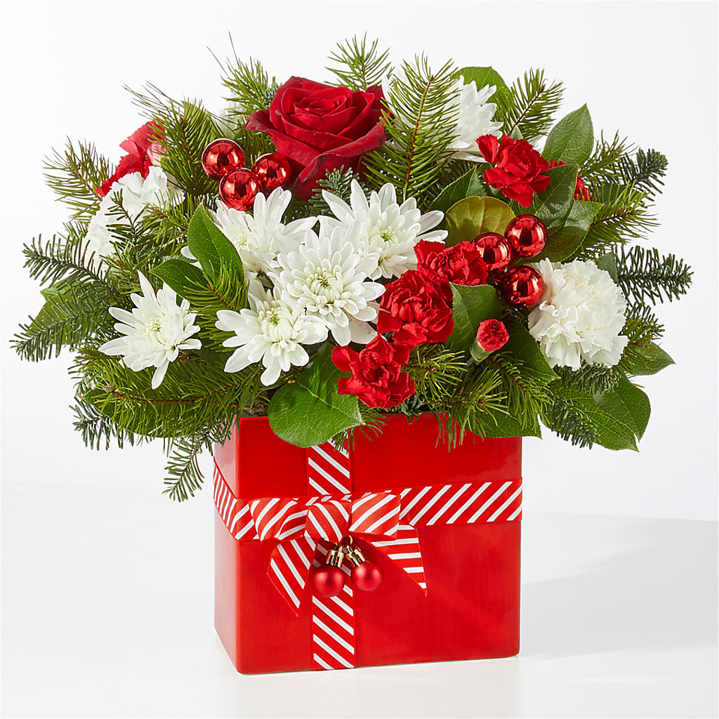 Presents Under the Tree Bouquet –  Paiges Petals Floral Design, Stanton MI