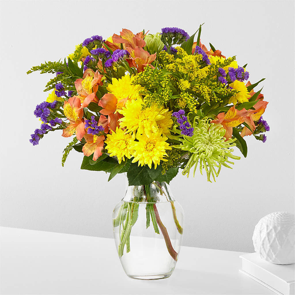 Marmalade Skies Bouquet –  Paiges Petals Floral Design, Stanton MI
