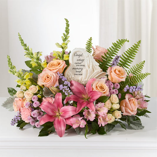 Gentle Light Arrangement –  Paiges Petals Floral Design, Stanton MI