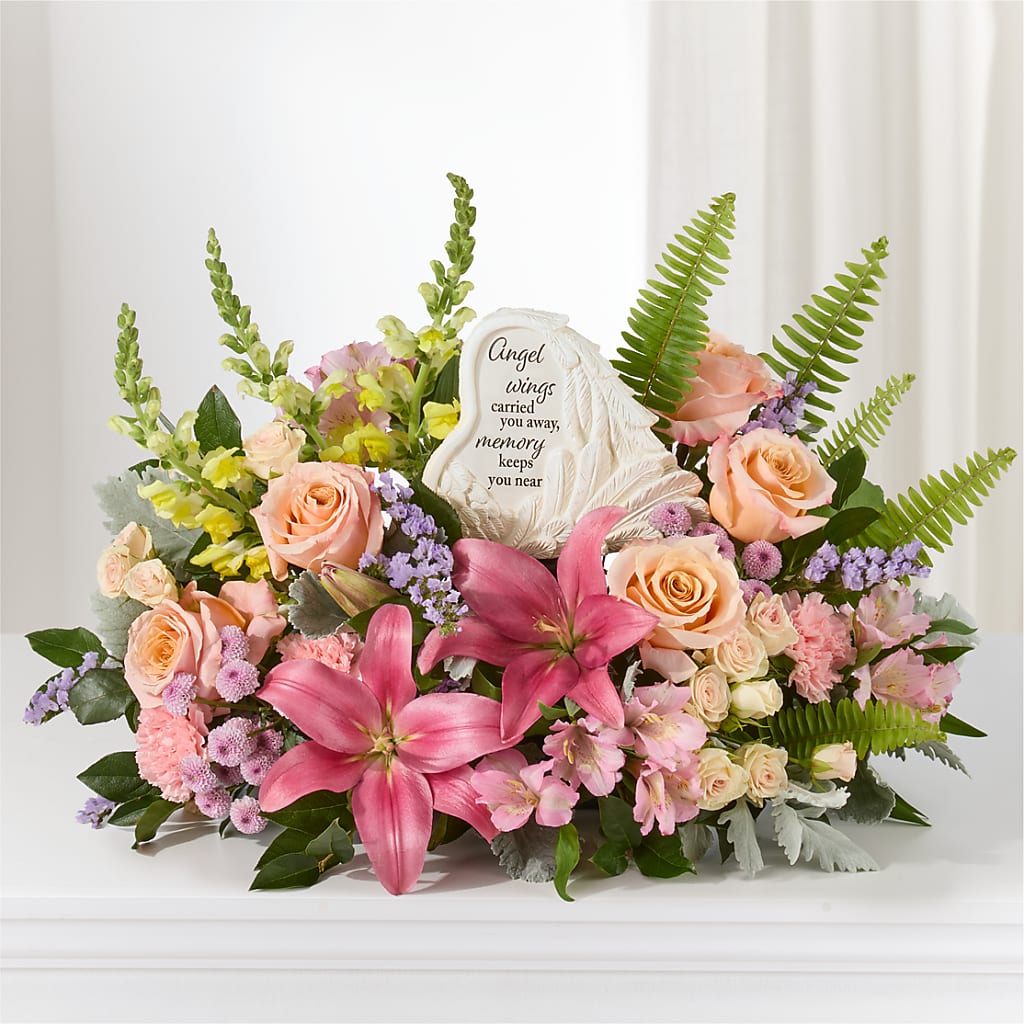 Gentle Light Arrangement –  Paiges Petals Floral Design, Stanton MI