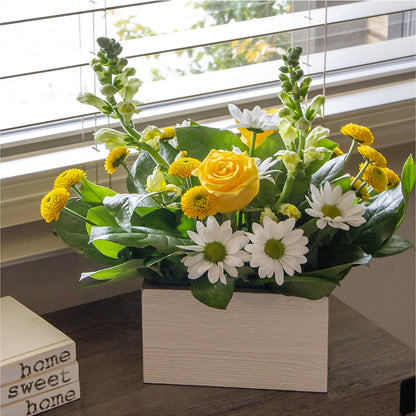 Sun Salutation Box Bouquet –  Paiges Petals Floral Design, Stanton MI