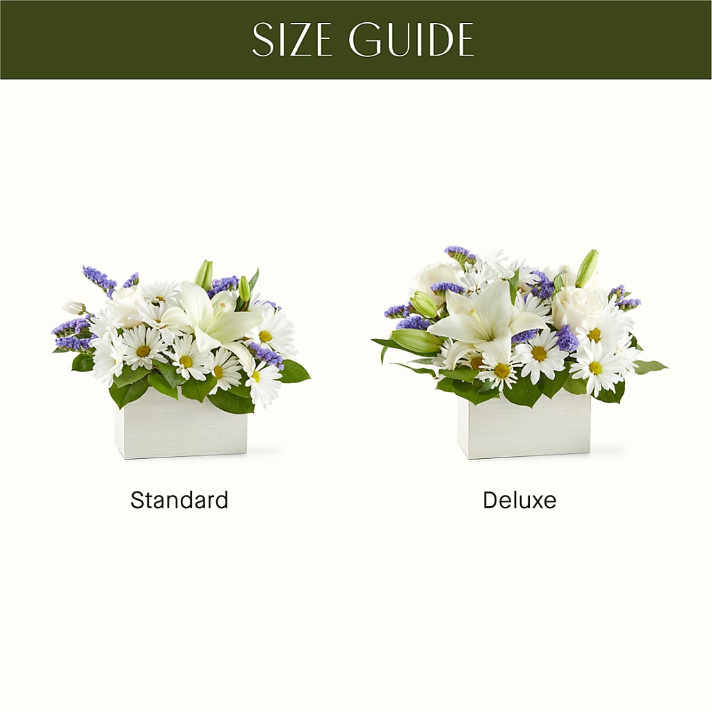 Beyond Blue Box Bouquet –  Paiges Petals Floral Design, Stanton MI
