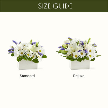 Beyond Blue Box Bouquet –  Paiges Petals Floral Design, Stanton MI