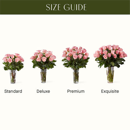 Long Stem Pink Rose Bouquet –  Paiges Petals Floral Design, Stanton MI